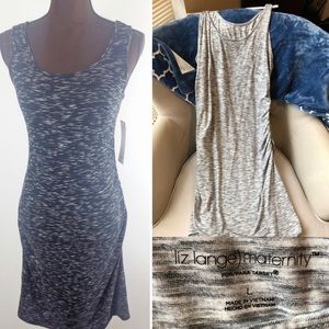 Liz Lange Grey Maternity Tank dress-sleeveless